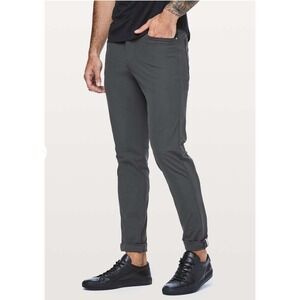 Lululemon ABC Slim Warpstreme 34" Obsidian Gray Size‎ 30